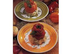  Stuffed Bell Pepper with Mashed Potato and